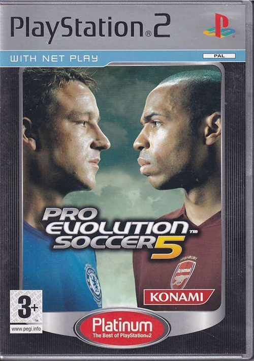 Pro Evolution Soccer 5 - Platinum - PS2 (B Grade) (Genbrug)